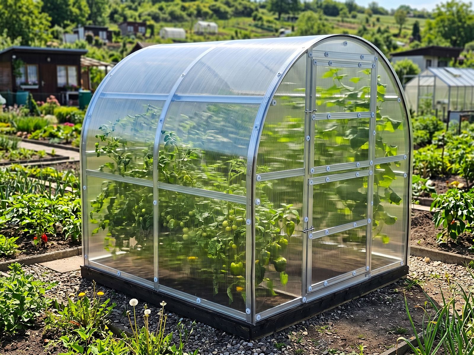 Üvegház LANITPLAST KYKLOP2 2x2 m PC 4 mm Üvegház LANITPLAST KYKLOP2 2x2 m PC 4 mm