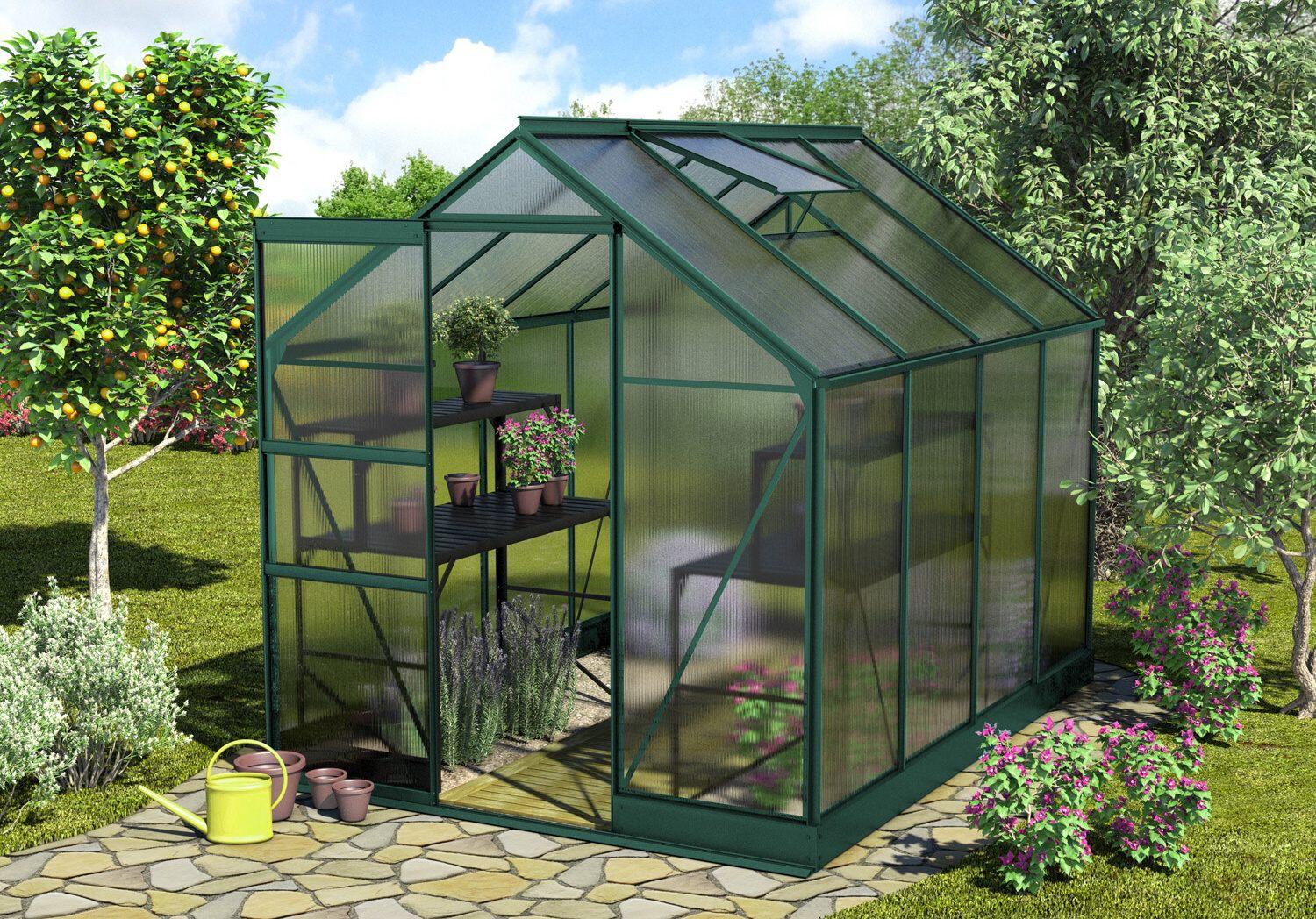 Üvegház VITAVIA APOLLO 5000 PC 6 mm zöld színű Üvegház VITAVIA APOLLO 5000 PC 6 mm zöld színű