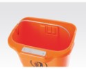 Felakasztható szemetes kosár URBAN 50 l narancssárga