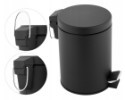 Szemétkosár 20 l - fekete matt