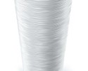 Virágcserép FURU SLIM 30 cm fehér