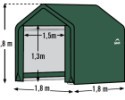 Ponyva pavilon SHELTERLOGIC 1,8x1,8 m - 70417EU