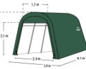 Tartalék vitorla SHELTERLOGIC ponyva garázsra 3,0x6,1 m (62584EU)