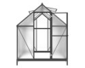 Üvegház LANITPLAST SARANA 6x8 PC 4 mm fekete színű