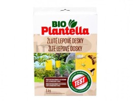 BIO Plantella sárga rovarfogó lapok cseresznyelégy és levéltetvek ellen - 5 db-os csomagolás