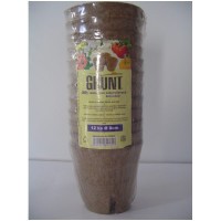 JIFFY  tőzegcserép palántához GRUNT 8 cm kerek - 12 db