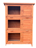 FEREX B fa nyúlketrec – 98 × 51,5 × 145 cm