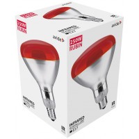 AVIDE Infraizzó E27 piros 250 W