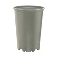 FEREX Rózsacserép fekete 14 cm, 2 l - vékony falú