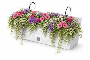 Balkonláda FURU CASE 58 cm fehér felakasztható