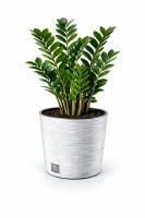 Virágcserép FURU ROUND 25 cm fehér