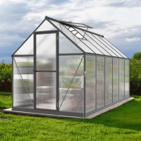 Üvegház LANITPLAST SARANA 6x12 PC 4 mm fekete színű 
