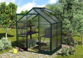 Üvegház VITAVIA APOLLO 2500 PC 4 mm zöld színű