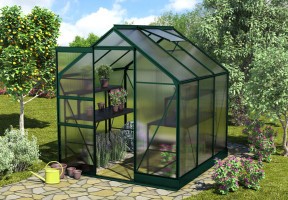 Üvegház VITAVIA APOLLO 3800 PC 4 mm zöld színű