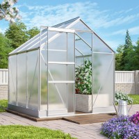 Üvegház VITAVIA APOLLO 3800 PC 6 mm ezüst színű