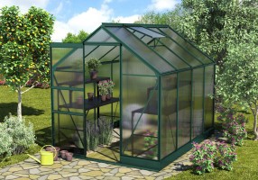 Üvegház VITAVIA APOLLO 5000 PC 6 mm zöld színű 