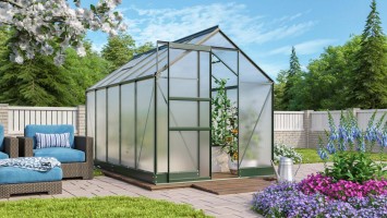 Üvegház VITAVIA APOLLO 6200 PC 6 mm zöld színű 