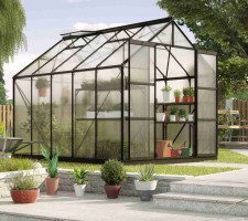 Üvegház VITAVIA URANUS 8300 PC 6 mm fekete színű