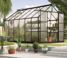 Üvegház VITAVIA URANUS 9900 PC 6 mm fekete színű