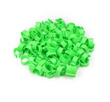 Jelölőgyűrűk 16 mm zöld - 100 db