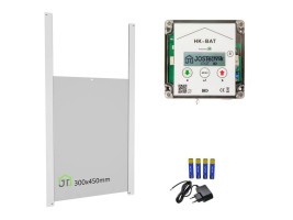 JOSTechnik HK-Bat 30x45 D Automatikus tyúkólajtó nyitó-záró készlet vezérlőegységgel