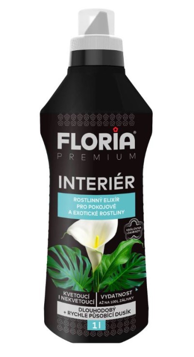 FLORIA Premium Folyékony műtrágya SZOBANÖVÉNYEKRE - 1 l