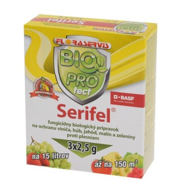 Serifel® – biológiai gombaölő eperre, málnára és zöldségre - 3×2,5 g