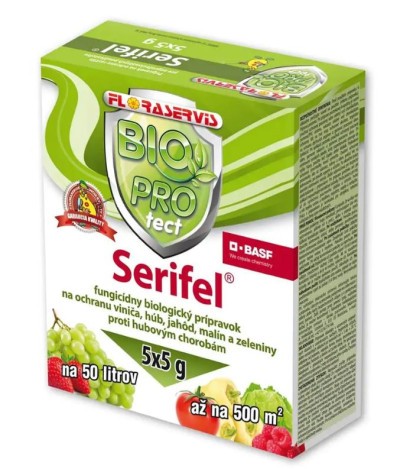 Serifel® – biológiai gombaölő eperre, málnára és zöldségre - 5×5 g
