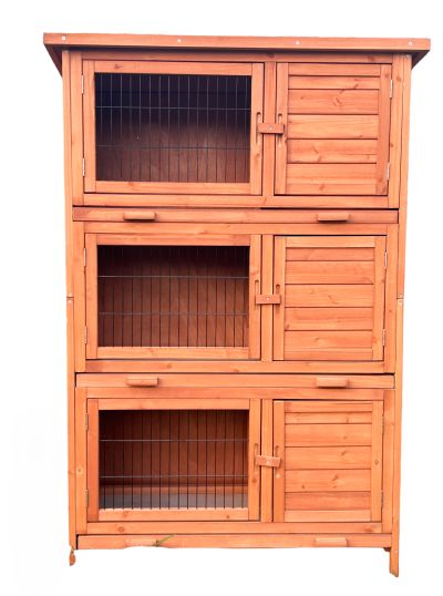 FEREX B fa nyúlketrec – 98 × 51,5 × 145 cm