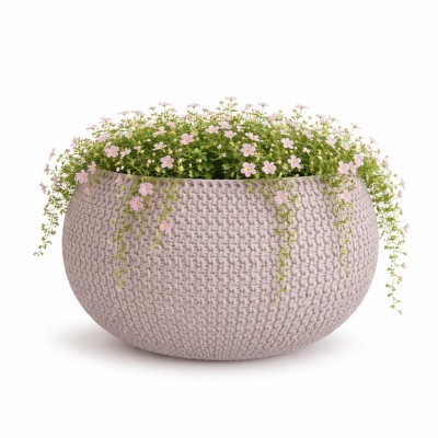 Virágcserép SPLOFY mocca 370 mm