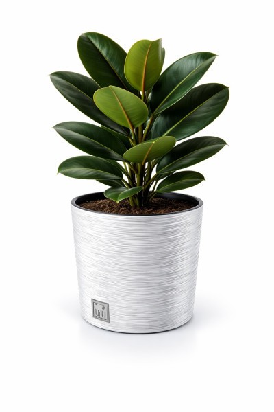 Virágcserép FURU ROUND 30 cm fehér