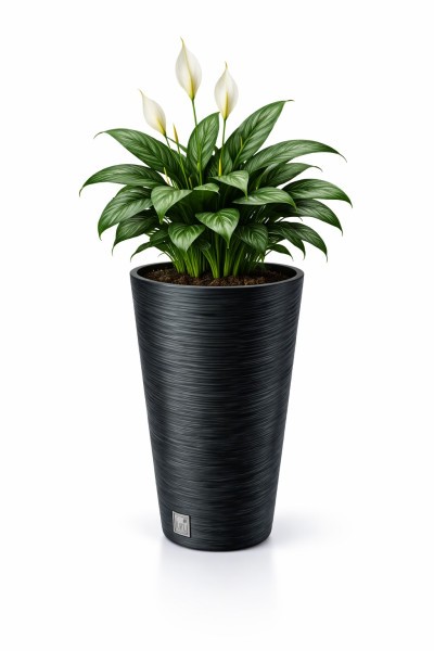 Virágcserép FURU SLIM 30 cm antracit