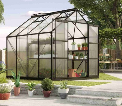 Üvegház VITAVIA URANUS 6700 PC 6 mm fekete színű